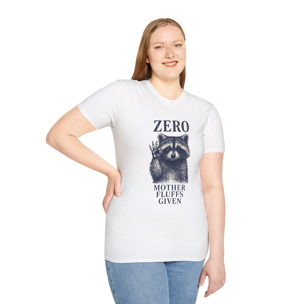 Zero Mother Fluffs Given Raccoon T-Shirt