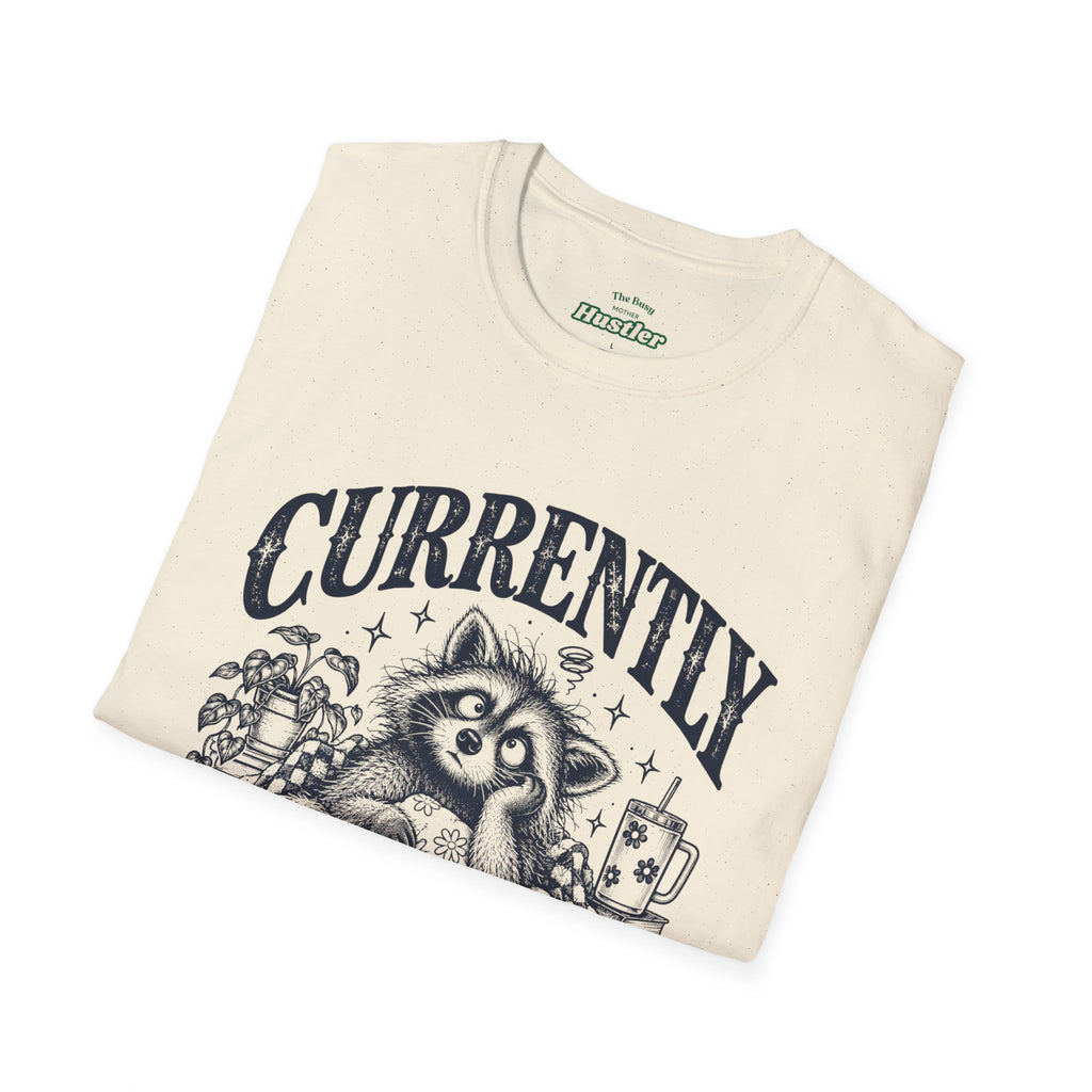 Currently Buffering Raccoon T-Shirt
