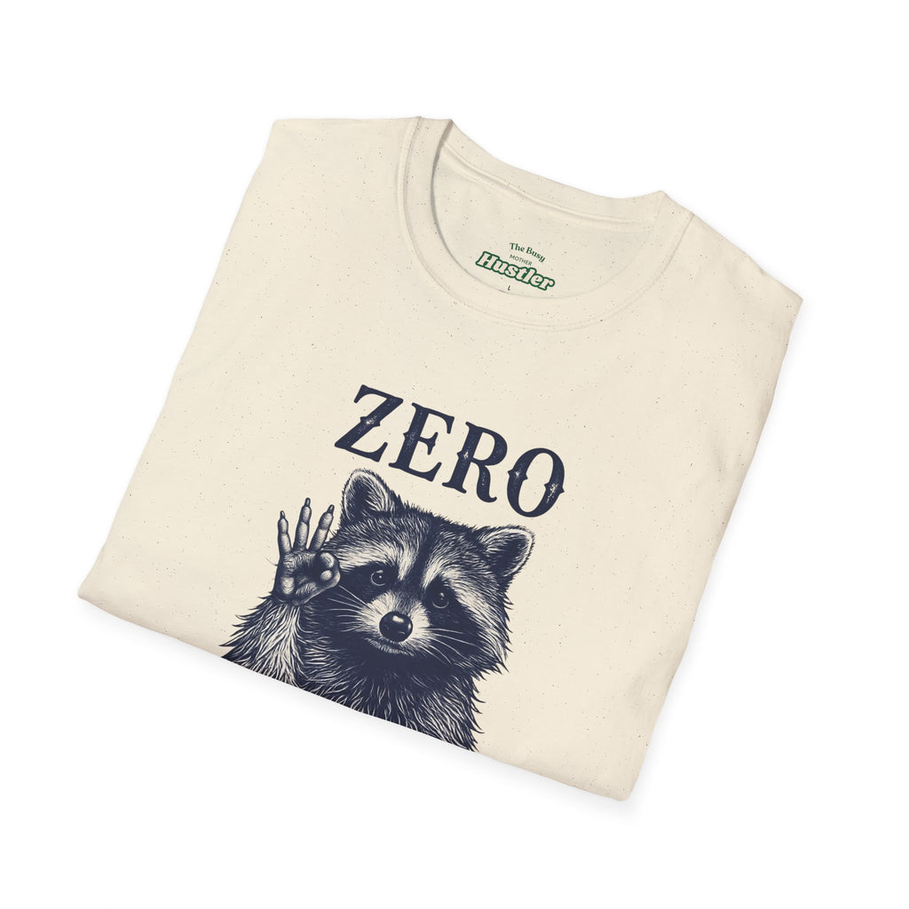 Zero Mother Fluffs Given Raccoon T-Shirt