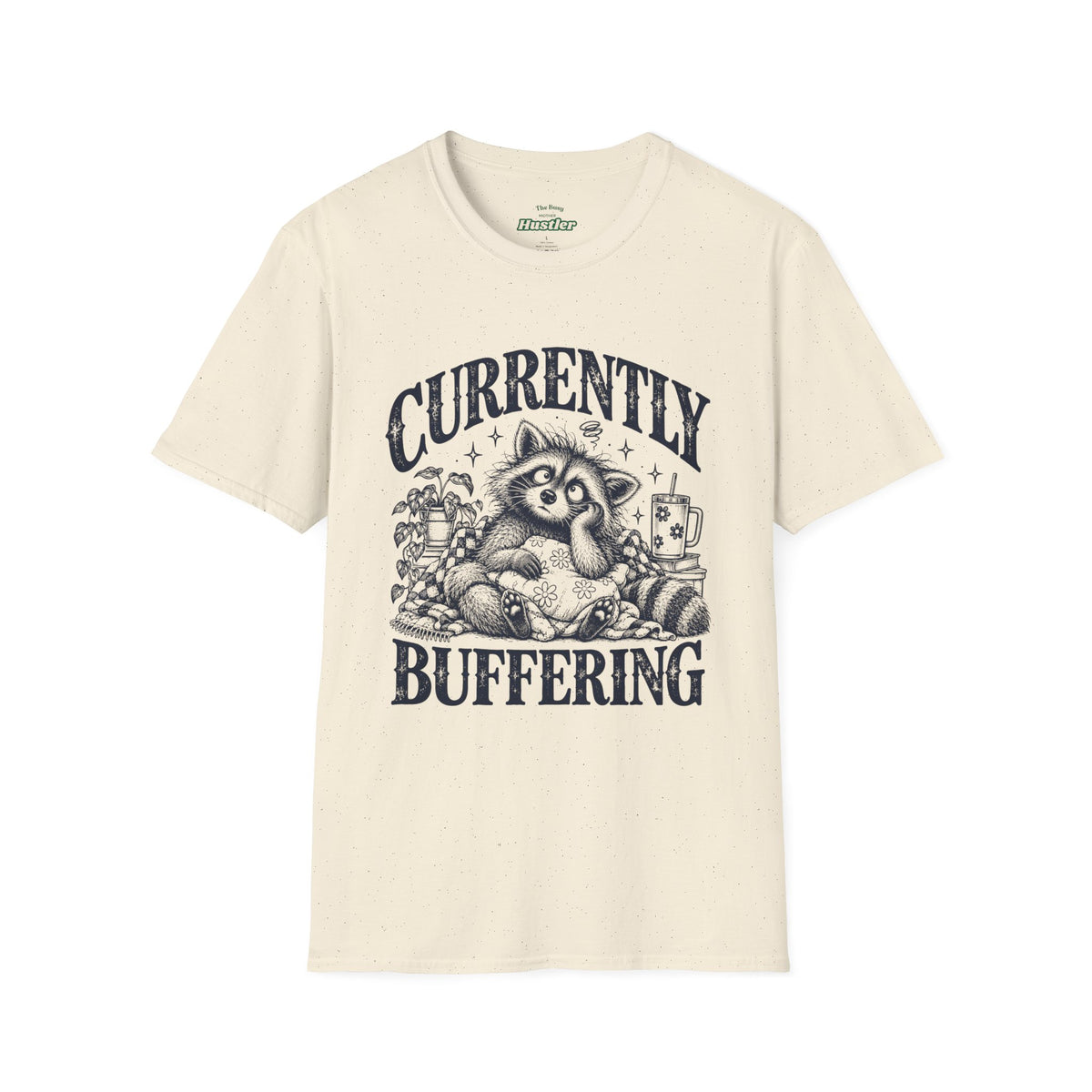 Currently Buffering Raccoon T-Shirt