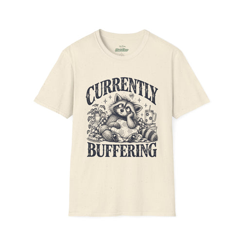 Currently Buffering Raccoon T-Shirt