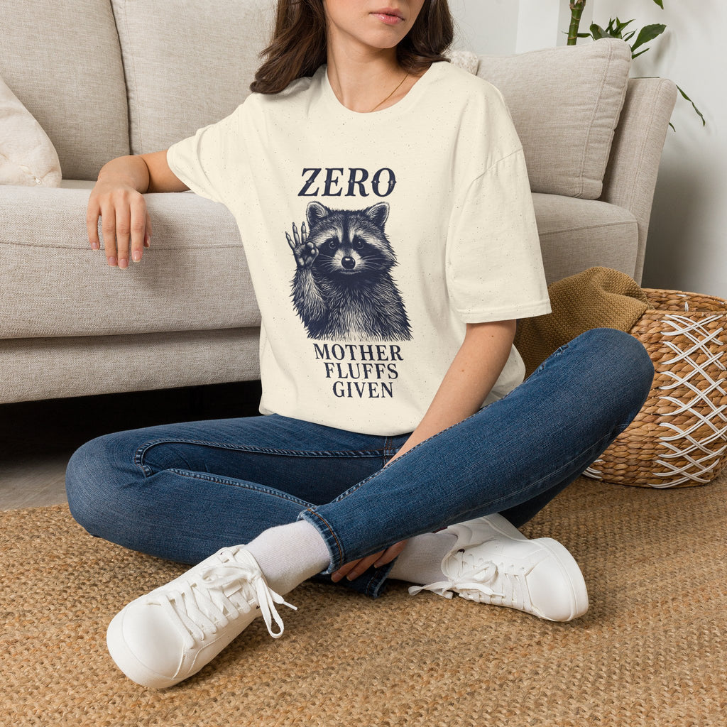 Zero Mother Fluffs Given Raccoon T-Shirt