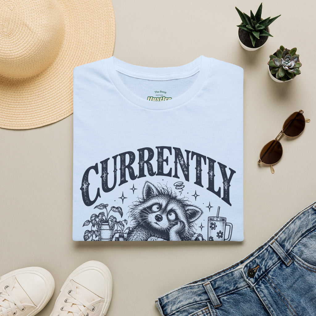 Currently Buffering Raccoon T-Shirt