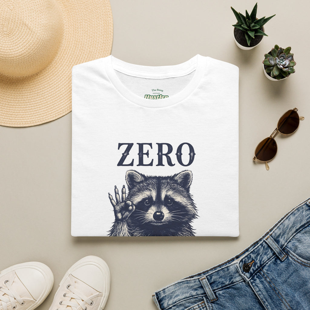 Zero Mother Fluffs Given Raccoon T-Shirt