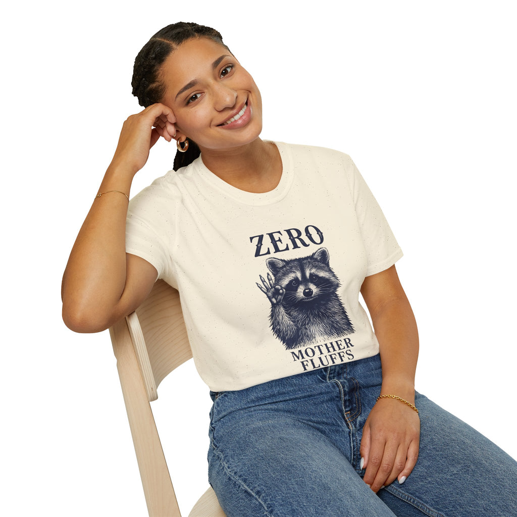 Zero Mother Fluffs Given Raccoon T-Shirt