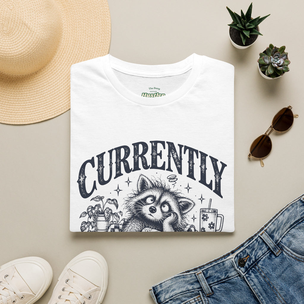 Currently Buffering Raccoon T-Shirt