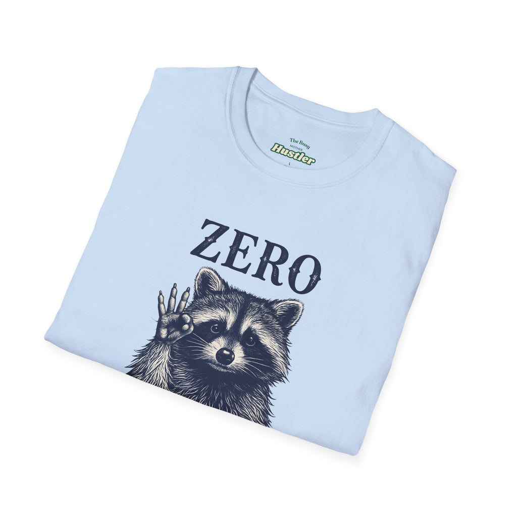 Zero Mother Fluffs Given Raccoon T-Shirt