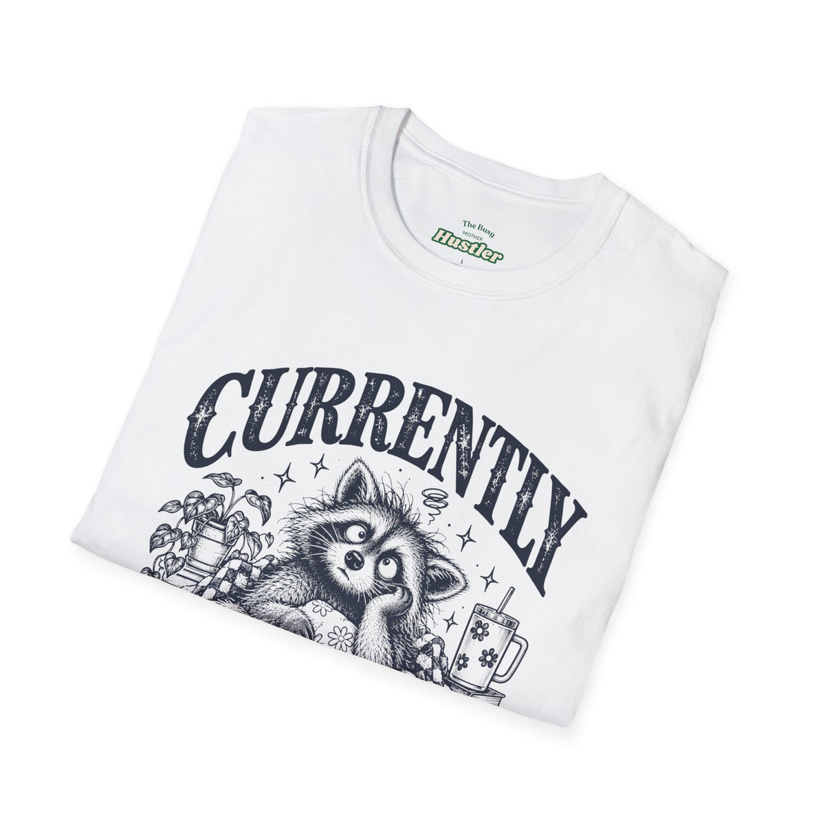 Currently Buffering Raccoon T-Shirt
