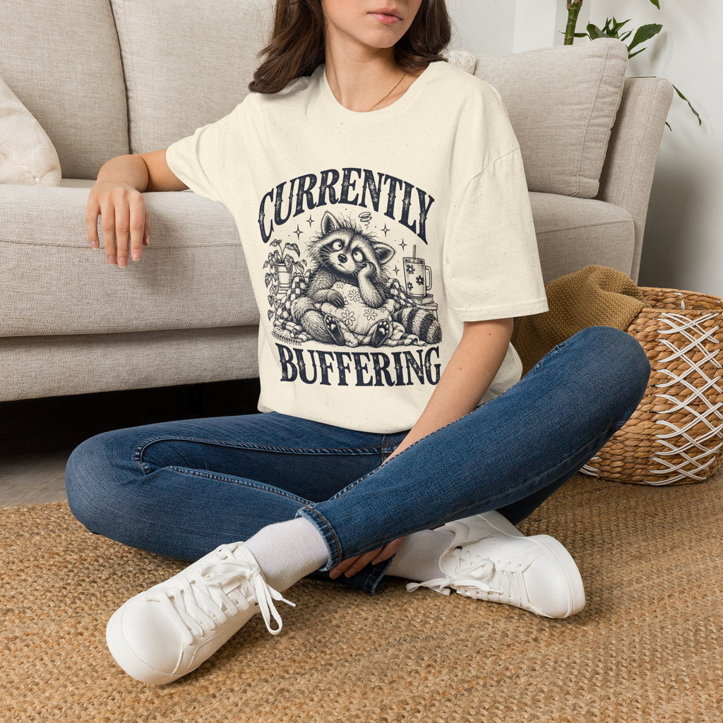 Currently Buffering Raccoon T-Shirt